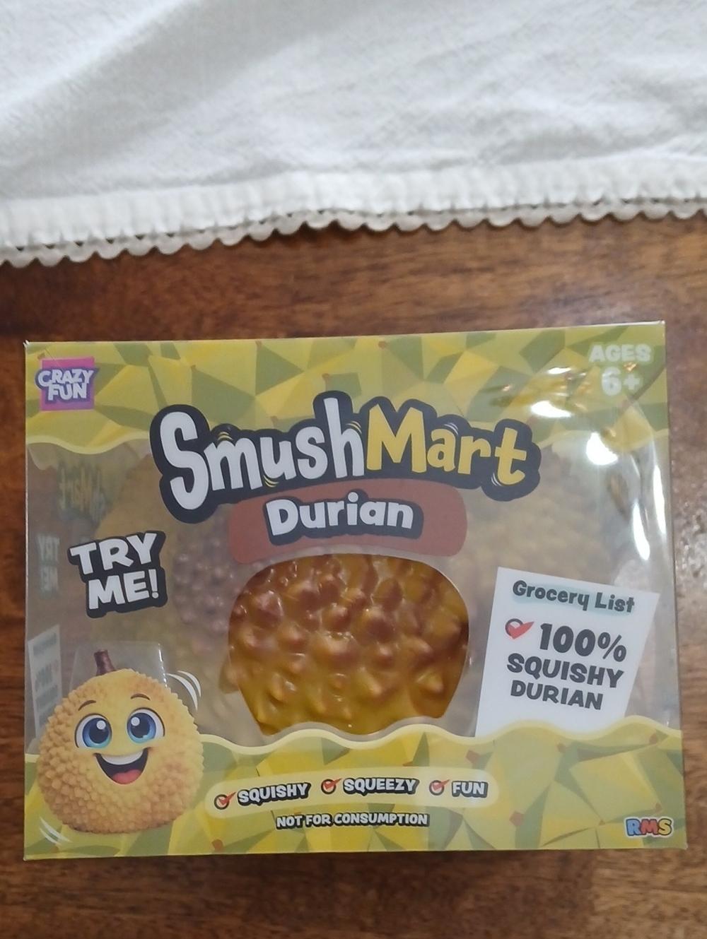Durian Squishy Toy - Yellow